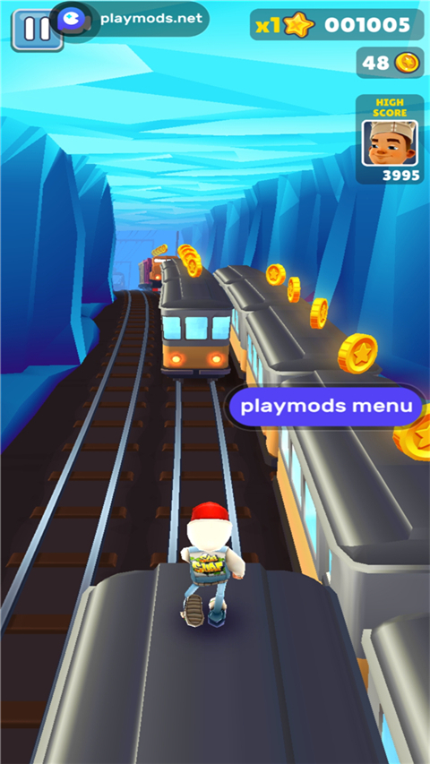 地鐵跑酷playmods全地圖版本下載-地鐵跑酷playmods全地圖版本內置菜單下載v3.16.1