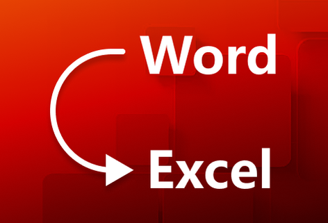 將word轉換成Excel進行編輯