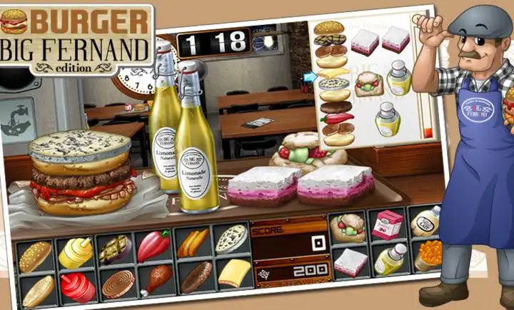 復古漢堡店手機版