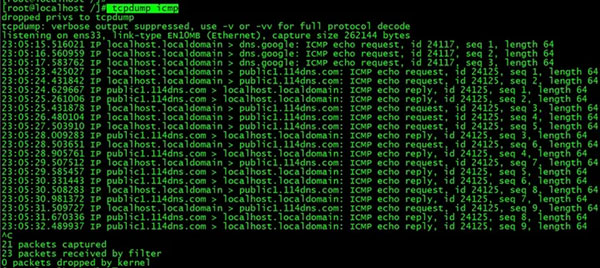 Tcpdump