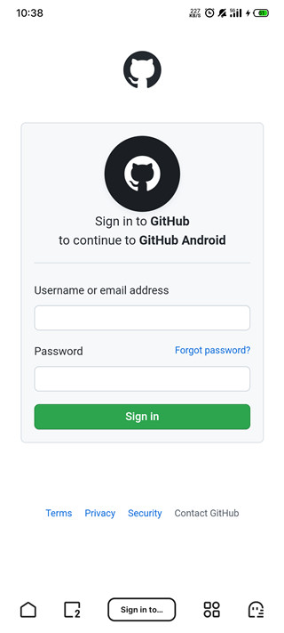github手機版