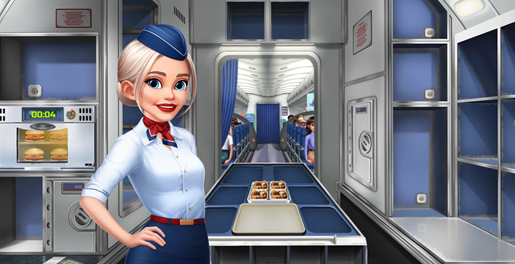 飛機(jī)大廚怎么收盤子