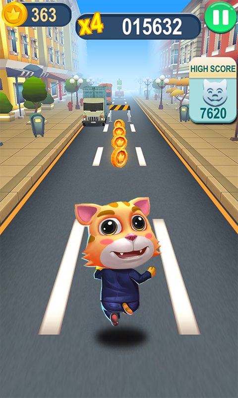 小貓沖刺無限金幣鉆石版