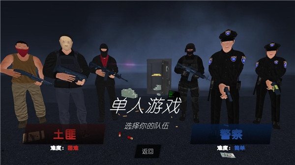 警察和強盜模擬器MOD菜單