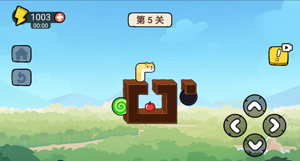 貪吃的蘋果蛇M(jìn)OD內(nèi)置菜單版