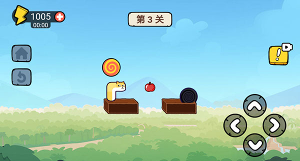 貪吃的蘋果蛇M(jìn)OD內(nèi)置菜單版