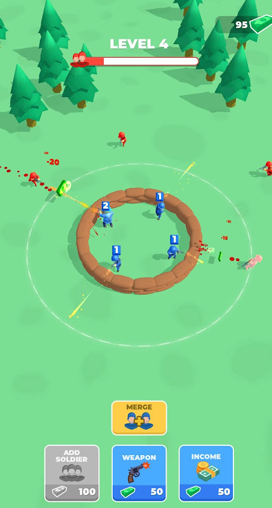 放置射擊部隊(Idle Shooting Army)