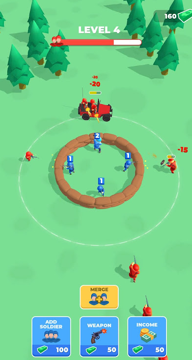 放置射擊部隊(Idle Shooting Army)