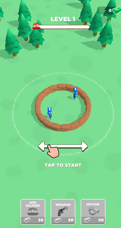 放置射擊部隊(Idle Shooting Army)