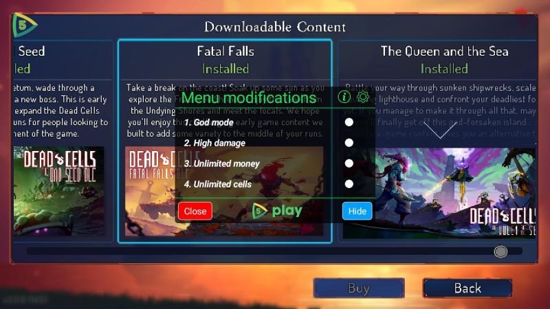 重生細胞內置mod菜單版(Dead Cells)