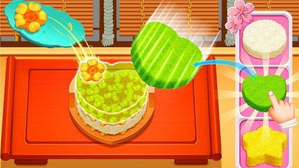 壽司蛋糕卷制作(Make Sushi Cake)