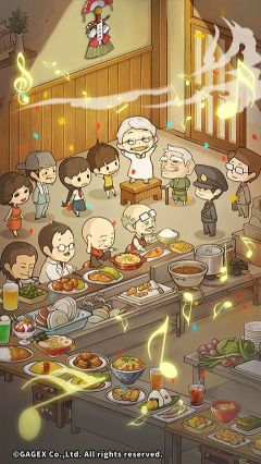 眾多回憶的食堂故事中文版