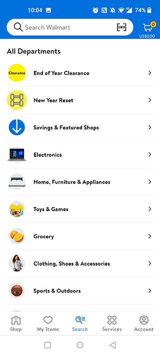 沃爾瑪網上超市app(Walmart)