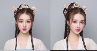 簡單古裝發(fā)型教程圖解