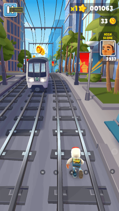地鐵跑酷調(diào)速版本(Subway Surf)