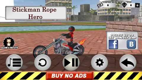 火柴人繩索英雄999999鉆999999金幣(Stickman Rope Hero)
