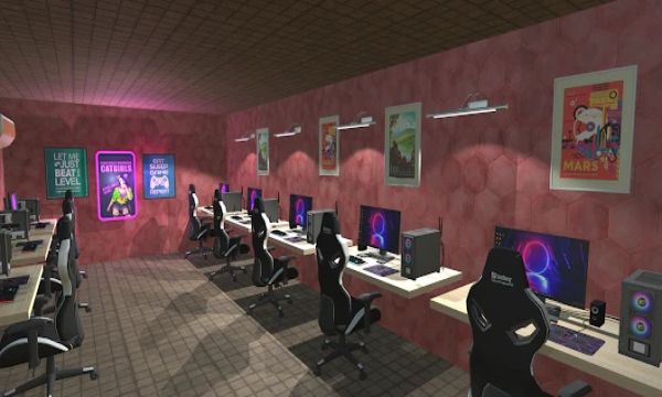 網吧工作模擬器無限金幣(Gamer Cafe Simulator)