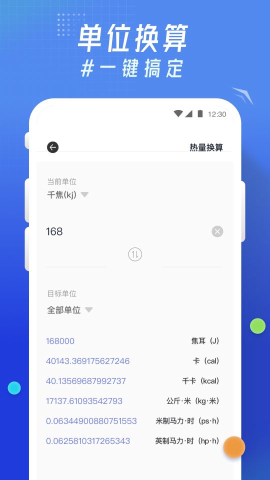 輕換算