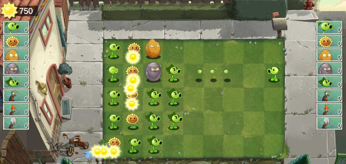 植物大戰僵尸雙人版