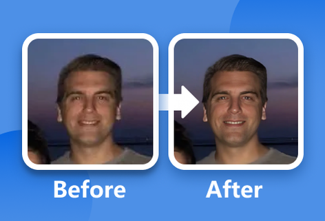 在線使用AI修復舊照片