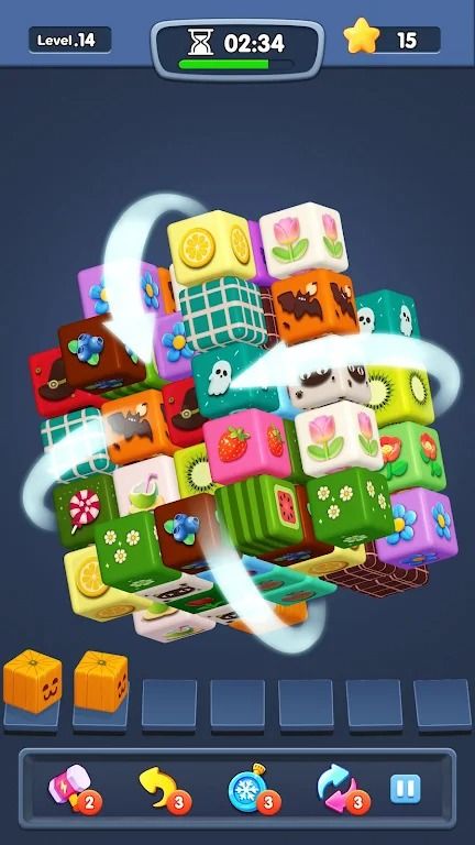 多面體方塊粉碎(Cube Crush 3D)