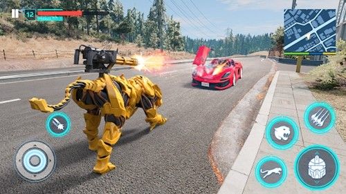 飛行警察變形機(jī)甲(Flying Police Robot Game)
